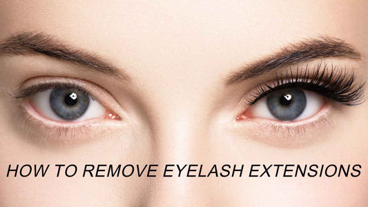 How to remove eyelash extensions