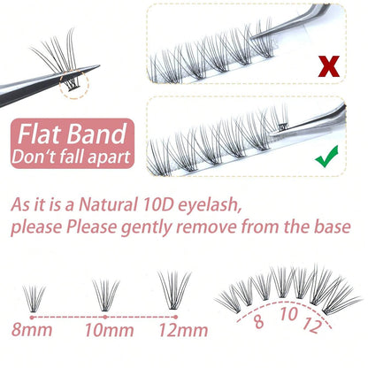 10D Natural Individual Lashes