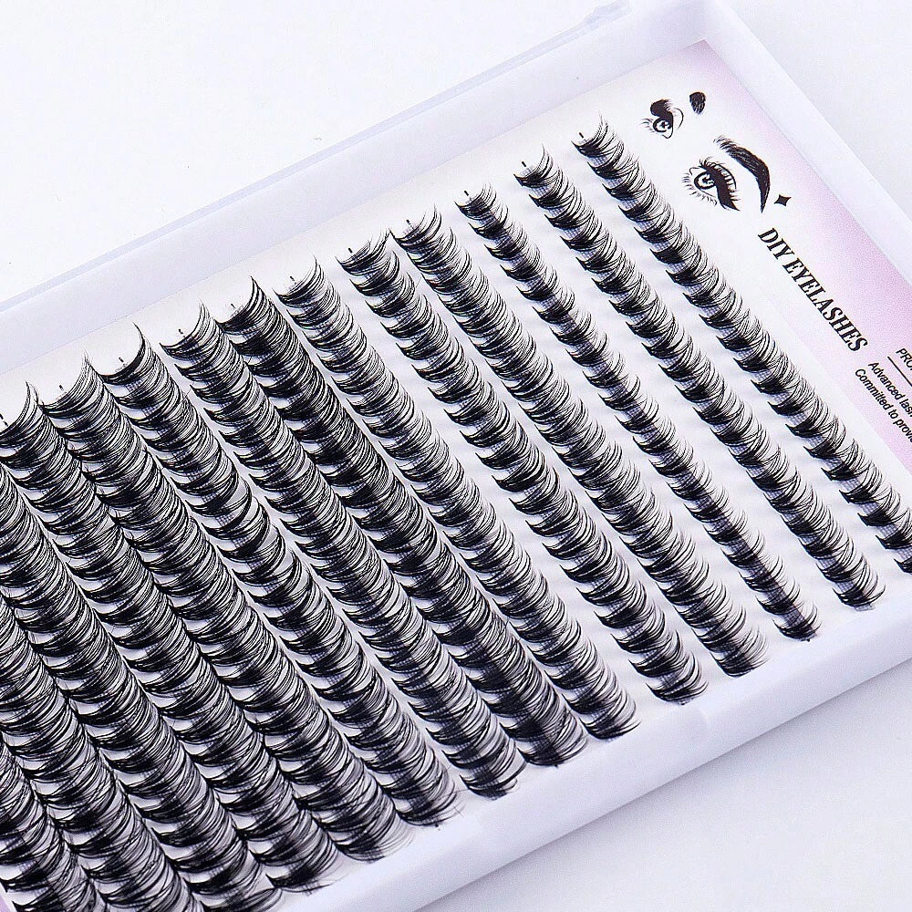 280pcs 30D False Eyelash Cluster Set