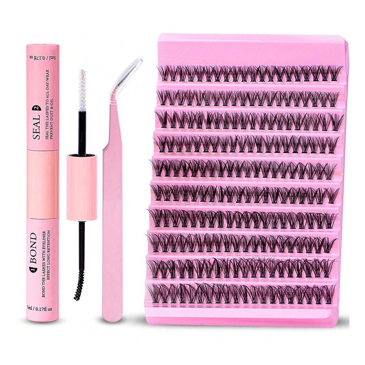 200Pcs Individual Lashes Cluster Kit