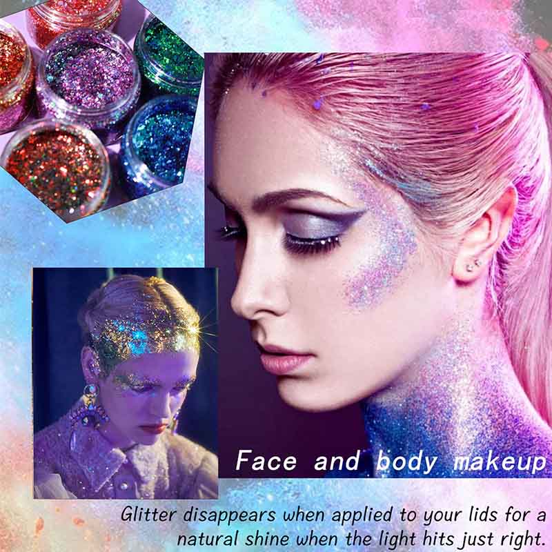Blue Chameleon Body & Face Glitter Gel